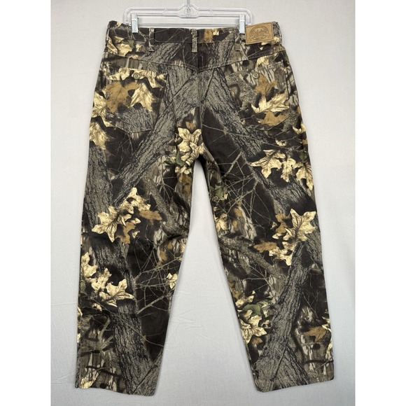 Cabelas Mossy Oak Camo Jeans Pants Mens 38 (36x28) Hunting Shooting Range Work - Picture 6 of 9
